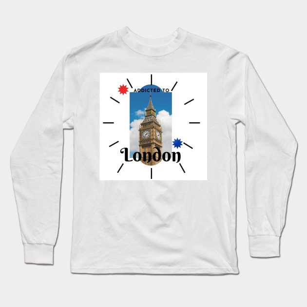 Addicted to london Long Sleeve T-Shirt by Nikisha